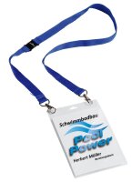DURABLE EVENT Namensschilder mit Textilband 10,5 x 14,8...