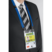 DURABLE EVENT Namensschilder mit Textilband 10,5 x 14,8 cm, 10 St.