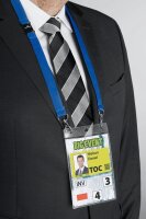 DURABLE EVENT Namensschilder mit Textilband 10,5 x 14,8 cm, 10 St.