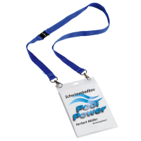 DURABLE EVENT Namensschilder mit Textilband 10,5 x 14,8 cm, 10 St.