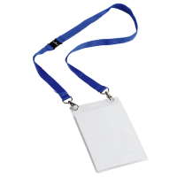 DURABLE EVENT Namensschilder mit Textilband 10,5 x 14,8 cm, 10 St.