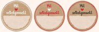 AVERY Zweckform Aufkleber 56818 Mit Liebe gemacht, 50...