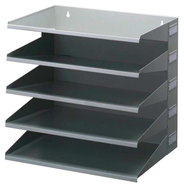 DURABLE Sortierstation grau mit 5 Fächern