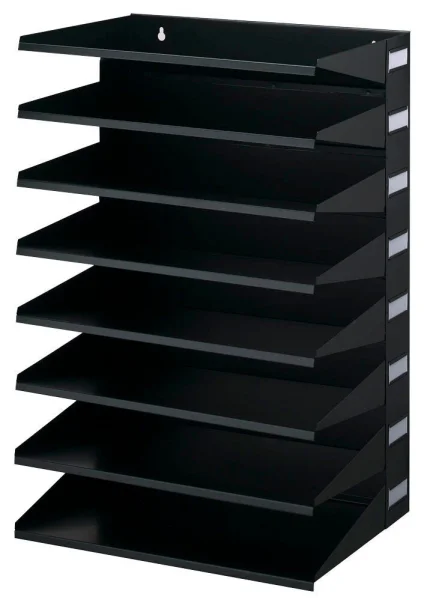 DURABLE Sortierstation schwarz mit 8 Fächern