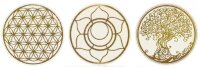 AVERY Zweckform Aufkleber 56817 Lebensblume, gold, 50...