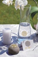 AVERY Zweckform Aufkleber 56817 Lebensblume, gold, 50 Etiketten