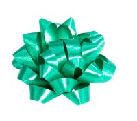 PRÄSENT Geschenk-Schleifen glänzend blau/rot/gelb/grün/pink/orange 5,0 mm x 0,95 m