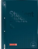 BRUNNEN Collegeblock Student denim Lineatur 28 kariert...