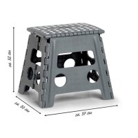 Zeller Klapphocker schwarz 1 Stufe, H: 32,0 cm