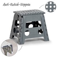 Zeller Klapphocker schwarz 1 Stufe, H: 32,0 cm