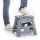 Zeller Klapphocker schwarz 1 Stufe, H: 32,0 cm