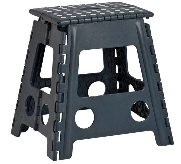 Zeller Tritthocker schwarz 1 Stufe, H: 39,0 cm