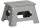 Zeller Tritthocker grau 1 Stufe, H: 22,0 cm
