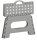 Zeller Tritthocker grau 1 Stufe, H: 22,0 cm