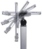 Showdown® Displays Tablet-Bodenständer Trigrip Freestanding DTSTGS10 silber für 1 Tablet