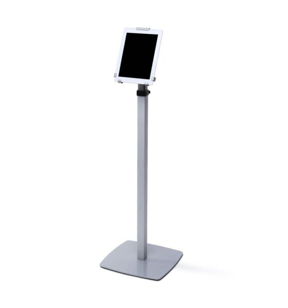 Showdown® Displays Tablet-Bodenständer Trigrip Freestanding Telescopic DTSTGT10 silber für 1 Tablet