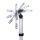 Showdown® Displays Tablet-Bodenständer Trigrip Freestanding Telescopic DTSTGT10 silber für 1 Tablet