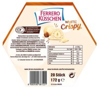 FERRERO KÜSSCHEN White Crispy Pralinen 20 St.  ( 8577 )