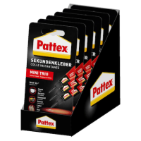 Pattex Sekundenkleber 3x 1,0 g, 3 St.
