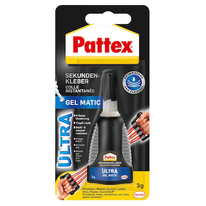 Pattex Ultra Gel Matic Sekundenkleber 3,0 g, 1 St.