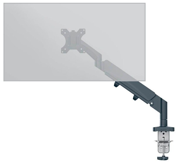 LEITZ Monitor-Halterung Ergo 64890089 dunkelgrau für 1 Monitor, Tischklemme
