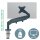 LEITZ Monitor-Halterung Ergo 64890089 dunkelgrau für 1 Monitor, Tischklemme