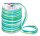 PRÄSENT Geschenkband Raffia matt blau/grün/weiß 3,0 mm x 50,0 m