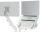 LEITZ Laptop-Monitor-Halterung Ergo 65380085 lichtgrau für 1 Monitor und 1 Laptop, Tischklemme