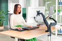 LEITZ Laptop-Monitor-Halterung Ergo 65380089 dunkelgrau...