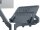 LEITZ Laptop-Monitor-Halterung Ergo 65380089 dunkelgrau für 1 Monitor und 1 Laptop, Tischklemme
