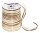 PRÄSENT Geschenkband Raffia matt braun/creme 3,0 mm x 50,0 m