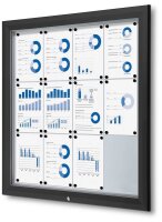 Showdown® Displays Schaukasten Premium schwarz 12x...