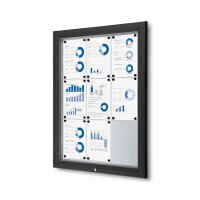 Showdown® Displays Schaukasten Premium schwarz 9x DIN...