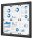 Showdown® Displays Schaukasten schwarz 6x DIN A4 74,1 x 2,3 x 69,6 cm, 1 St.