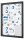 Showdown® Displays Schaukasten schwarz 9x DIN A4 74,1 x 2,3 x 100,4 cm, 1 St.