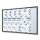 Showdown® Displays Schaukasten SLIM grau 21x DIN A4 156,6 x 5,0 x 94,8 cm, 1 St.