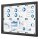 Showdown® Displays Schaukasten schwarz 8x DIN A4 96,1 x 2,3 x 69,6 cm, 1 St.