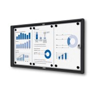 Showdown® Displays Schaukasten Economy schwarz 3x DIN...