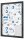 Showdown® Displays Schaukasten grau 9x DIN A4 74,1 x 2,3 x 100,4 cm, 1 St.