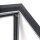 Showdown® Displays Schaukasten Premium grau 9x DIN A4 80,5 x 4,7 x 106,7 cm, 1 St.