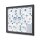 Showdown® Displays Schaukasten Premium grau 15x DIN A4 124,5 x 4,7 x 106,7 cm, 1 St.
