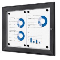 Showdown® Displays Schaukasten grau 2x DIN A4 52,1 x...