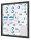 Showdown® Displays Schaukasten grau 12x DIN A4 96,1 x 2,3 x 100,4 cm, 1 St.