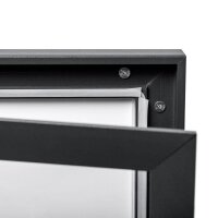 Showdown® Displays Schaukasten grau 6x DIN A4 74,1 x 2,3 x 69,6 cm, 1 St.