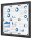 Showdown® Displays Schaukasten grau 6x DIN A4 74,1 x 2,3 x 69,6 cm, 1 St.