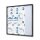 Showdown® Displays Schaukasten SLIM grau 12x DIN A4 90,6 x 5,0 x 94,8 cm, 1 St.