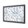 Showdown® Displays Schaukasten Premium grau 21x DIN A4 168,5 x 4,7 x 106,7 cm, 1 St.