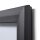 Showdown® Displays Schaukasten Premium grau 21x DIN A4 168,5 x 4,7 x 106,7 cm, 1 St.