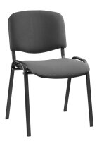 Nowy Styl Besucherstühle Iso ISO BLACK 1.3 C38 anthrazit Stoff, 4 St.