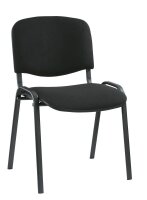 Nowy Styl Besucherstühle Iso ISO BLACK 1.3 C11 schwarz Stoff, 4 St.